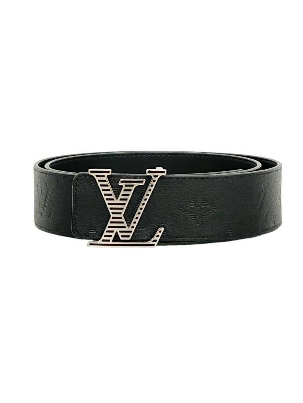 Louis Vuitton Belt Monogram Shadow LV 40 Reversible Black